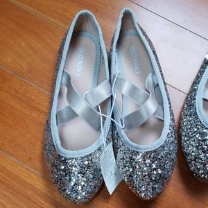 NWOT Old Navy Glitter Ballet flats